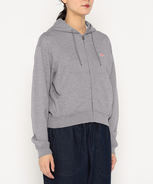 DANTON(ダントン)の「Women's Cotton Terry Zip Hoodie(スウェット・レディース・グレー/ダークグリーン/レッド/アイボリー/チャコール/ネイビー・36/38)」の9枚目の写真