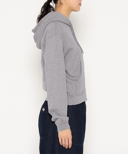 DANTON(ダントン)の「Women's Cotton Terry Zip Hoodie(スウェット・レディース・グレー/ダークグリーン/レッド/アイボリー/チャコール/ネイビー・36/38)」の10枚目の写真