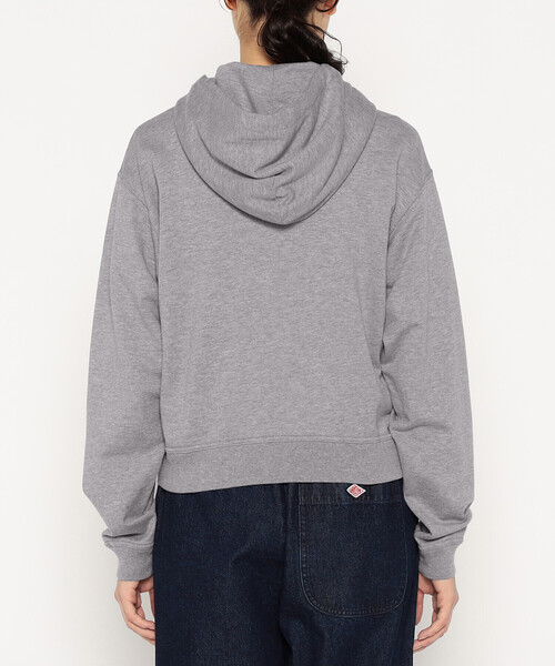 DANTON(ダントン)の「Women's Cotton Terry Zip Hoodie(スウェット・レディース・グレー/ダークグリーン/レッド/アイボリー/チャコール/ネイビー・36/38)」の12枚目の写真