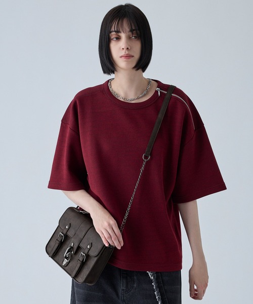 VELNUS(ベルナス)の「【VELNUS】Fireman Square Satchel Chain Shoulder Bag/ファイヤーマン合皮スクエアサッチェルチェーンショルダーバッグ(ショルダーバッグ・メンズ・ブラウン/ブラック・FREE)」の5枚目の写真
