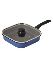 PEARL LIFE（パールライフ）の「ニューハコパン ふっ素加工IH対応ガラス蓋付角型フライパン24×24cm（鍋/フライパン）」