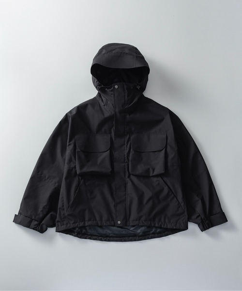 +phenix（プラスフェニックス）の「+phenix(プラスフェニックス) HOODED JACKET フードジャケット / GORE-TEX WINDSTOPPER（マウンテンパーカー・メンズ・ブラック/ネイビー・M/L/XL）」の10枚目の写真