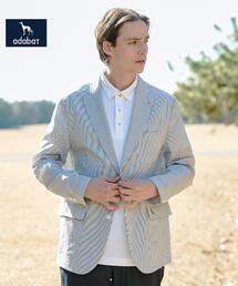 adabat（アダバット）の「【ADABAT NAVY】COOLMAXサッカージャケット（テーラードジャケット）」