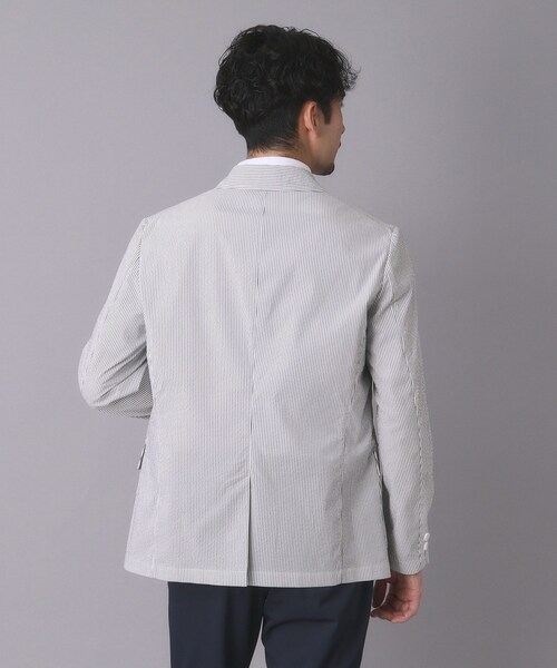 adabat(アダバット)の「【ADABAT NAVY】COOLMAXサッカージャケット(テーラードジャケット・メンズ・ネイビー系2・48/46/50)」の16枚目の写真