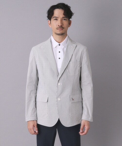 adabat(アダバット)の「【ADABAT NAVY】COOLMAXサッカージャケット(テーラードジャケット・メンズ・ネイビー系2・48/46/50)」の18枚目の写真