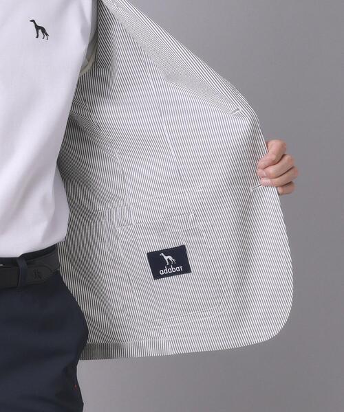 adabat(アダバット)の「【ADABAT NAVY】COOLMAXサッカージャケット(テーラードジャケット・メンズ・ネイビー系2・48/46/50)」の8枚目の写真