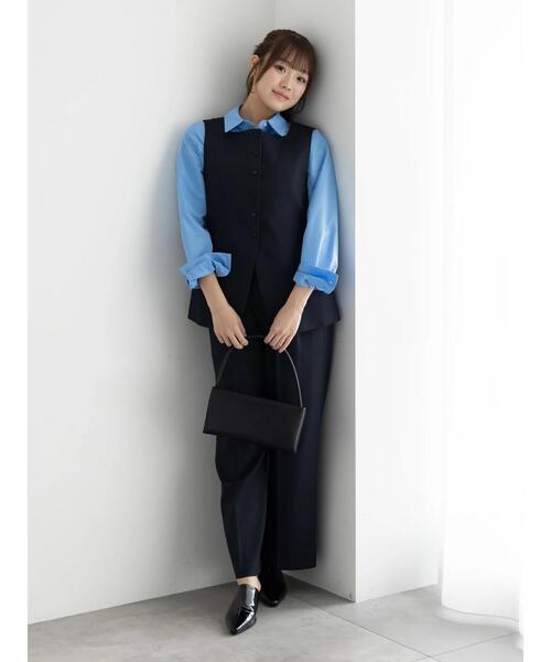 Te chichi（テチチ）の「2タックワイドパンツ【AOYAMA FASHION ASSOCIATION × Té chichi】（その他パンツ・レディース・ネイビー/モカ・F）」の9枚目の写真