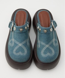 RODEO CROWNS WIDE BOWL（ロデオクラウンズワイドボウル）の「ウェスタンハートベルトサボ（サンダル）」