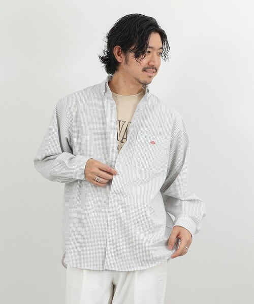 DANTON（ダントン）の「【DANTON】ドットボタン ボタンダウンシャツ 長袖 26SS（DT-B0293POD）（シャツ/ブラウス・メンズ・ホワイト系その他・38/40/42/44）」の9枚目の写真