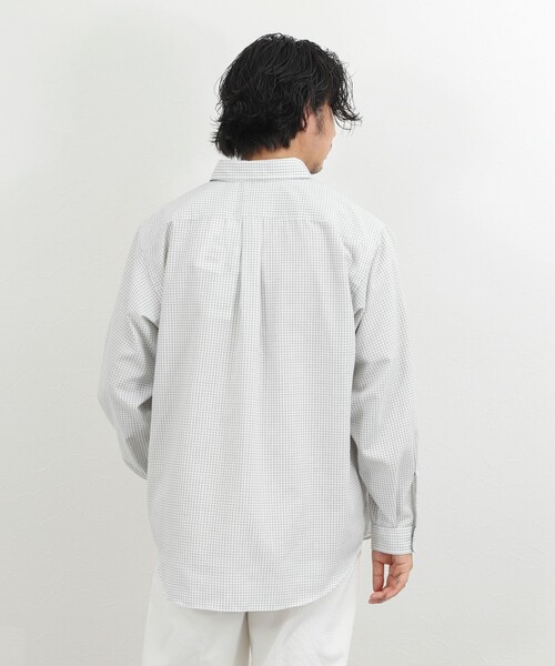 DANTON（ダントン）の「【DANTON】ドットボタン ボタンダウンシャツ 長袖 26SS（DT-B0293POD）（シャツ/ブラウス・メンズ・ホワイト系その他・38/40/42/44）」の11枚目の写真