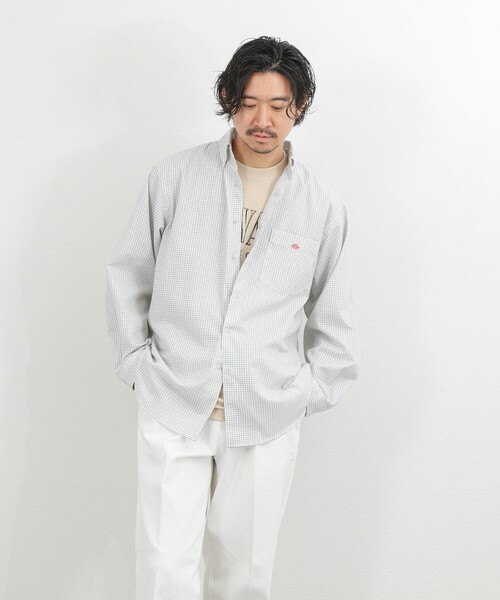 DANTON（ダントン）の「【DANTON】ドットボタン ボタンダウンシャツ 長袖 26SS（DT-B0293POD）（シャツ/ブラウス・メンズ・ホワイト系その他・38/40/42/44）」の12枚目の写真