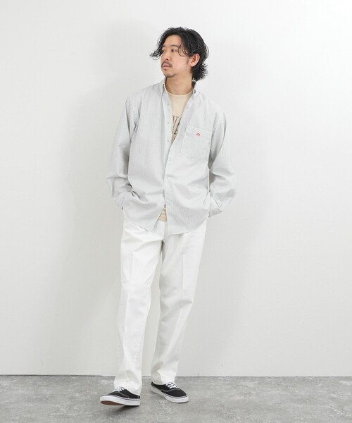 DANTON（ダントン）の「【DANTON】ドットボタン ボタンダウンシャツ 長袖 26SS（DT-B0293POD）（シャツ/ブラウス・メンズ・ホワイト系その他・38/40/42/44）」の15枚目の写真