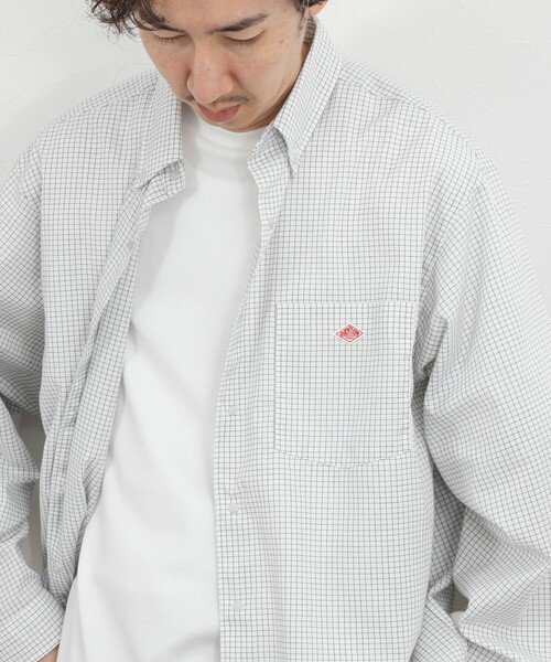 DANTON（ダントン）の「【DANTON】ドットボタン ボタンダウンシャツ 長袖 26SS（DT-B0293POD）（シャツ/ブラウス・メンズ・ホワイト系その他・38/40/42/44）」の16枚目の写真