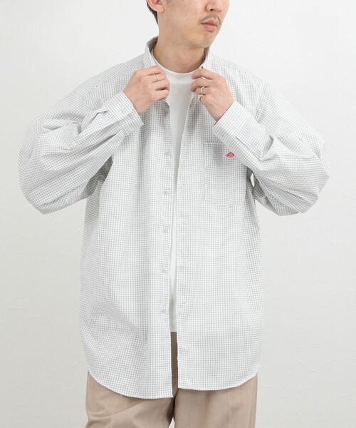 DANTON（ダントン）の「【DANTON】ドットボタン ボタンダウンシャツ 長袖 26SS（DT-B0293POD）（シャツ/ブラウス・メンズ・ホワイト系その他・38/40/42/44）」の19枚目の写真