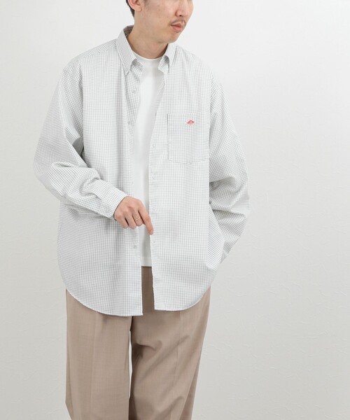 DANTON（ダントン）の「【DANTON】ドットボタン ボタンダウンシャツ 長袖 26SS（DT-B0293POD）（シャツ/ブラウス・メンズ・ホワイト系その他・38/40/42/44）」の21枚目の写真
