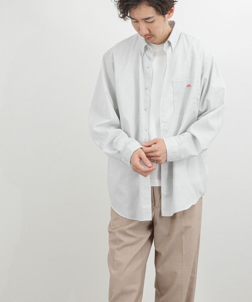 DANTON（ダントン）の「【DANTON】ドットボタン ボタンダウンシャツ 長袖 26SS（DT-B0293POD）（シャツ/ブラウス・メンズ・ホワイト系その他・38/40/42/44）」の22枚目の写真