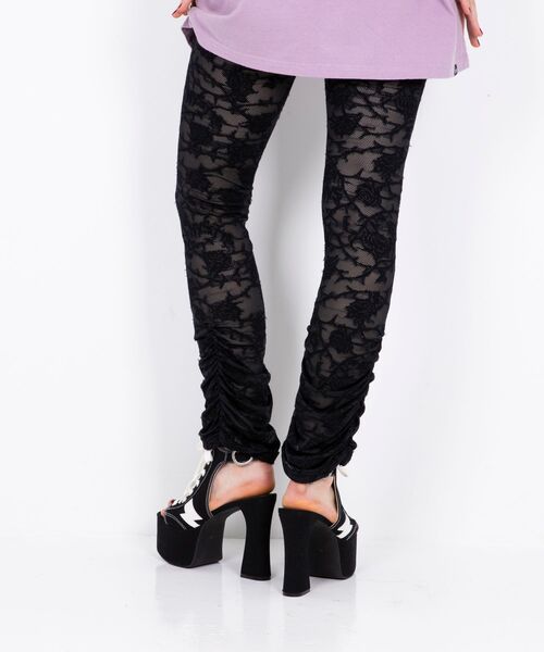 レッグウェア Hysteric Glamour CL Rose Leggings F HYSTERIC GLAMOUR（ヒステリックグラマー）の「HYSTERIC ROSE柄ジャ