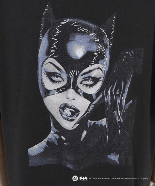 ADAM PATEK(アダムパテック)の「mt10342-ADAMPATEK -CAT WOMAN short sleeve t-shirt Tシャツ(AP2614040)(Tシャツ/カットソー・メンズ・ブラック・2/1)」の11枚目の写真