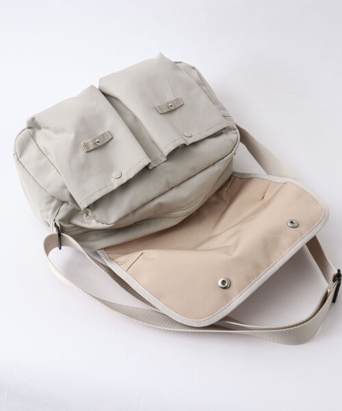 DANTON（ダントン）の「【DANTON】OBERKAMPF ポリエステル×コットン キャンバス ショルダーバッグ 26SS（ショルダーバッグ・メンズ・グレー/ブラック/サックスブルー/アイボリー・FREE）」の18枚目の写真