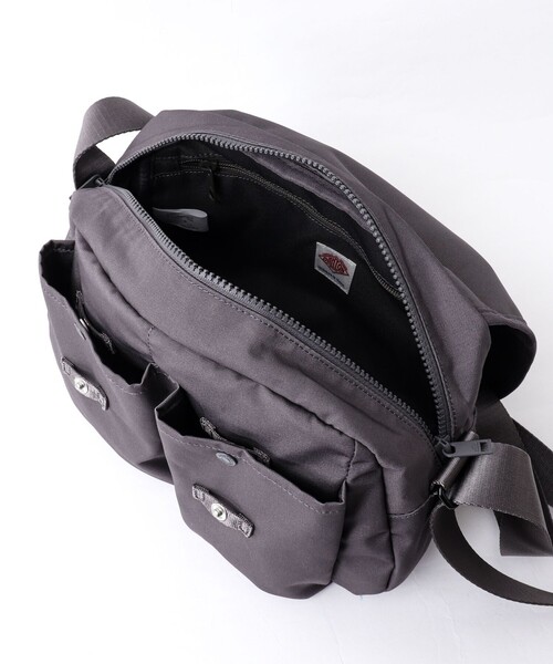 DANTON（ダントン）の「【DANTON】OBERKAMPF ポリエステル×コットン キャンバス ショルダーバッグ 26SS（ショルダーバッグ・メンズ・グレー/ブラック/サックスブルー/アイボリー・FREE）」の5枚目の写真