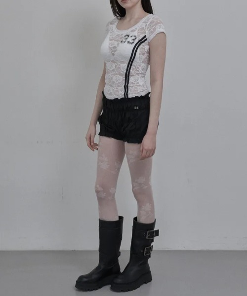 Ada.(エイダ)の「◇SETUPEXE◇ブランド直輸入正規品/33 レース トップ 33 LACE TOP(Tシャツ/カットソー・レディース・ピンク/ホワイト/ブラック・FREE)」の15枚目の写真
