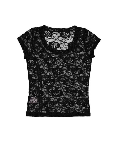 Ada.(エイダ)の「◇SETUPEXE◇ブランド直輸入正規品/33 レース トップ 33 LACE TOP(Tシャツ/カットソー・レディース・ピンク/ホワイト/ブラック・FREE)」の13枚目の写真