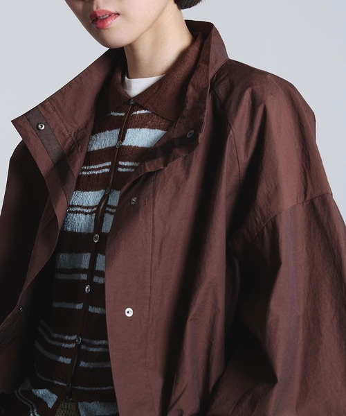 ROSE BUD（ローズバッド）の「(mici)SHEER SHORT BLOUSON（ブルゾン・レディース・ライトブルー/ブラウン・ONE SIZE）」の21枚目の写真