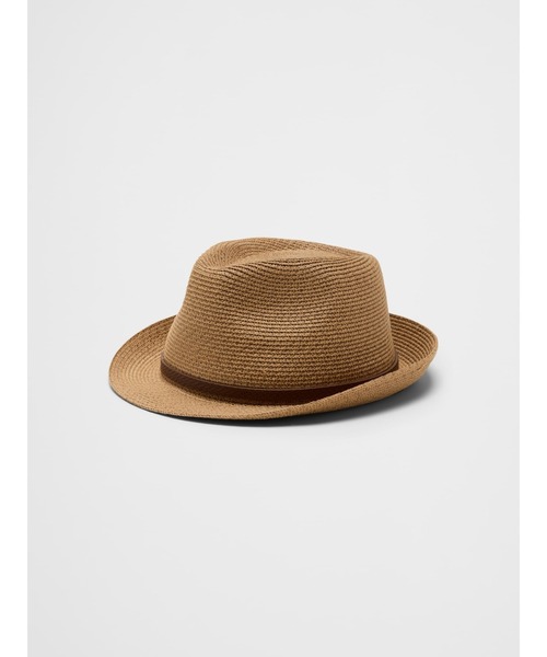 PLAN C ストローフェドーラハット 新品 セール】BANANA REPUBLIC FACTORY STORE ストロー フェドラハット