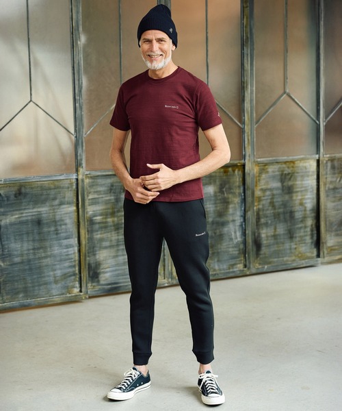 Maison code 13（メゾンコードサーティーン）の「mt10347-vintage naturalslub cut sew カットソー(M26S-25)（Tシャツ/カットソー・メンズ・バーガンディー/オフホワイト/ブラック・S/M/L/XL）」の13枚目の写真