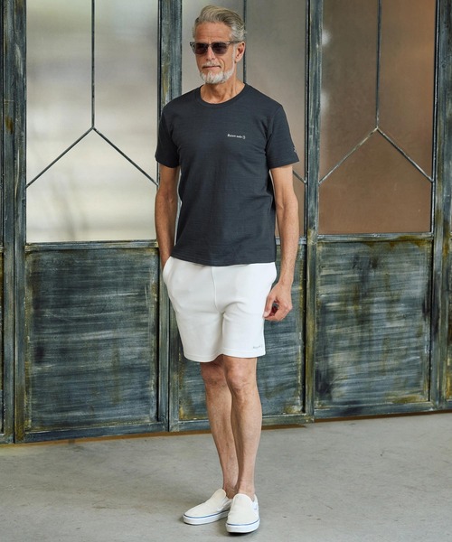 Maison code 13（メゾンコードサーティーン）の「mt10347-vintage naturalslub cut sew カットソー(M26S-25)（Tシャツ/カットソー・メンズ・バーガンディー/オフホワイト/ブラック・S/M/L/XL）」の16枚目の写真