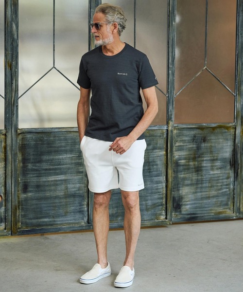 Maison code 13（メゾンコードサーティーン）の「mt10347-vintage naturalslub cut sew カットソー(M26S-25)（Tシャツ/カットソー・メンズ・バーガンディー/オフホワイト/ブラック・S/M/L/XL）」の17枚目の写真
