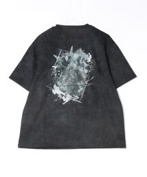 ANPAS | Back-Printed Floral T-Shirt / フラワーバックプリント 半袖Tシャツ メンズ レディース ユニセックス トップス カットソー 花 ムラ加工(Tシャツ/カットソー)