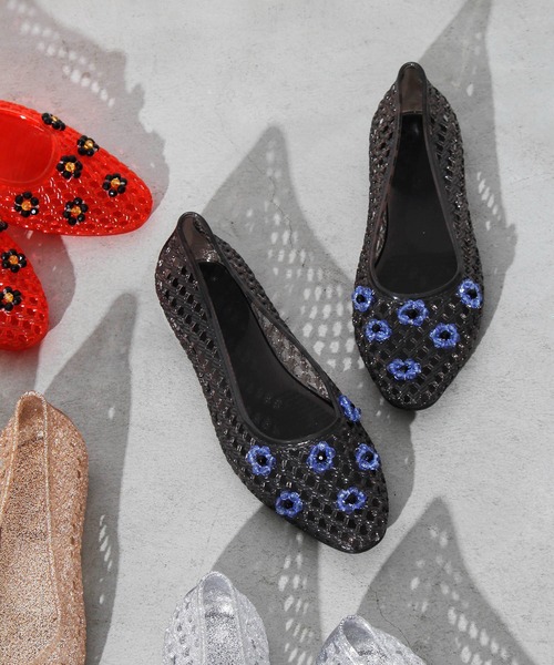 HEY!MrsROSE(ヘイミセスローズ)の「HEY! Mrs ROSE(ヘイ!ミセスローズ)Tiny Beads Sandals(サンダル・レディース・ゴールド/シルバー/レッド/ブラック・M/L)」の6枚目の写真