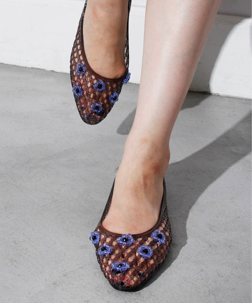 HEY!MrsROSE(ヘイミセスローズ)の「HEY! Mrs ROSE(ヘイ!ミセスローズ)Tiny Beads Sandals(サンダル・レディース・ゴールド/シルバー/レッド/ブラック・M/L)」の12枚目の写真