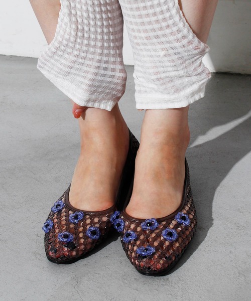 HEY!MrsROSE(ヘイミセスローズ)の「HEY! Mrs ROSE(ヘイ!ミセスローズ)Tiny Beads Sandals(サンダル・レディース・ゴールド/シルバー/レッド/ブラック・M/L)」の14枚目の写真