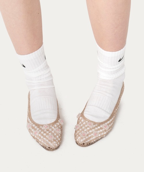 HEY!MrsROSE(ヘイミセスローズ)の「HEY! Mrs ROSE(ヘイ!ミセスローズ)Tiny Beads Sandals(サンダル・レディース・ゴールド/シルバー/レッド/ブラック・M/L)」の18枚目の写真