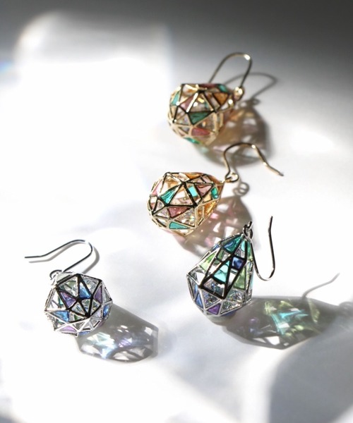 Zoule(ゾーラ)の「Zoule ゾーラ:MOROCCAN モロッカンシリーズ jewel moroccan ピアス(ピアス(両耳用)・レディース・ゴールド/シルバー・FREE)」の4枚目の写真