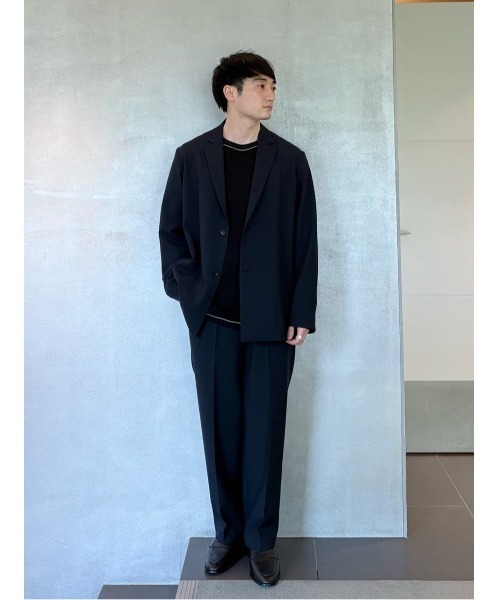 COLUMN(コラム)の「COLUMN / ウールライク トロピカルジャケット<THE COLUMN>(テーラードジャケット・メンズ・チャコールグレー/ネイビー・LARGE/MEDIUM)」の10枚目の写真