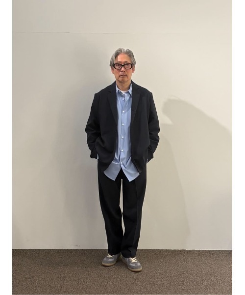 COLUMN(コラム)の「COLUMN / ウールライク トロピカルジャケット<THE COLUMN>(テーラードジャケット・メンズ・チャコールグレー/ネイビー・LARGE/MEDIUM)」の13枚目の写真