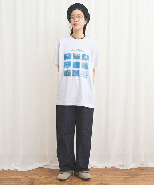 fig London(フィグロンドン)の「Ultra Marine Tshirt(Tシャツ/カットソー・レディース・アッシュグレー・FREE)」の12枚目の写真