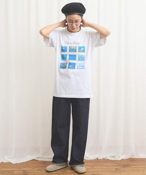 fig London(フィグロンドン)の「Ultra Marine Tshirt(Tシャツ/カットソー・レディース・アッシュグレー・FREE)」の13枚目の写真