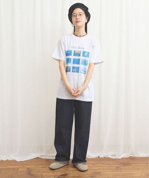 fig London(フィグロンドン)の「Ultra Marine Tshirt(Tシャツ/カットソー・レディース・アッシュグレー・FREE)」の14枚目の写真