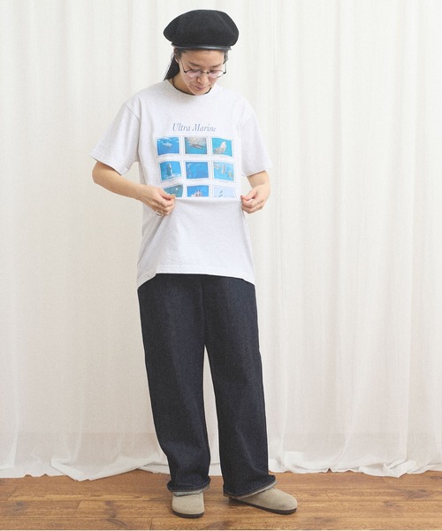 fig London(フィグロンドン)の「Ultra Marine Tshirt(Tシャツ/カットソー・レディース・アッシュグレー・FREE)」の15枚目の写真