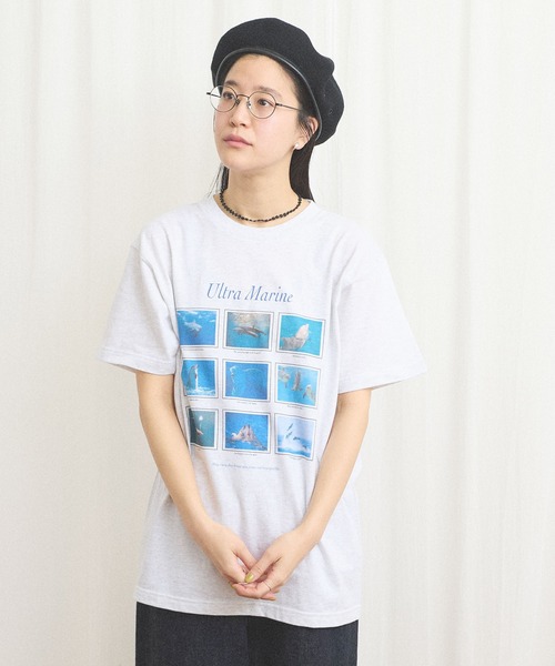 fig London(フィグロンドン)の「Ultra Marine Tshirt(Tシャツ/カットソー・レディース・アッシュグレー・FREE)」の3枚目の写真