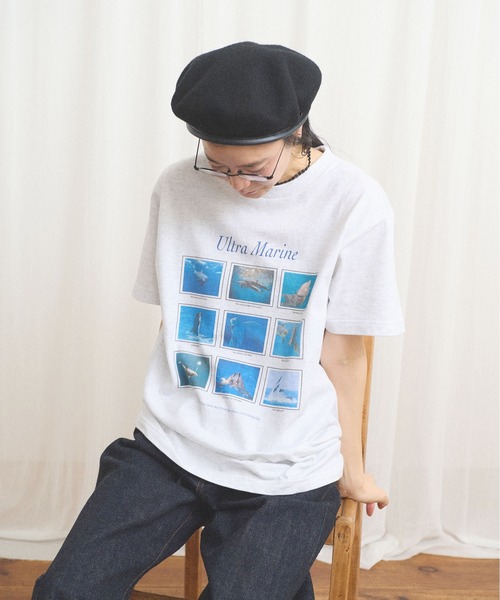 fig London(フィグロンドン)の「Ultra Marine Tshirt(Tシャツ/カットソー・レディース・アッシュグレー・FREE)」の20枚目の写真