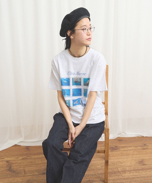 fig London(フィグロンドン)の「Ultra Marine Tshirt(Tシャツ/カットソー・レディース・アッシュグレー・FREE)」の21枚目の写真