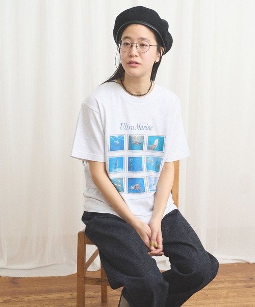 fig London(フィグロンドン)の「Ultra Marine Tshirt(Tシャツ/カットソー・レディース・アッシュグレー・FREE)」の22枚目の写真