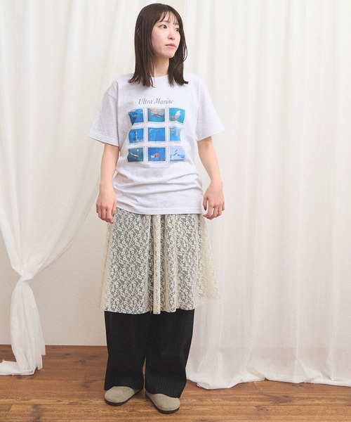 fig London(フィグロンドン)の「Ultra Marine Tshirt(Tシャツ/カットソー・レディース・アッシュグレー・FREE)」の17枚目の写真