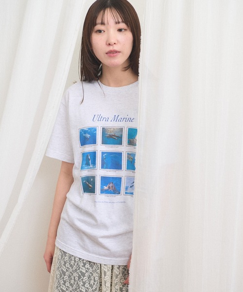 fig London(フィグロンドン)の「Ultra Marine Tshirt(Tシャツ/カットソー・レディース・アッシュグレー・FREE)」の11枚目の写真