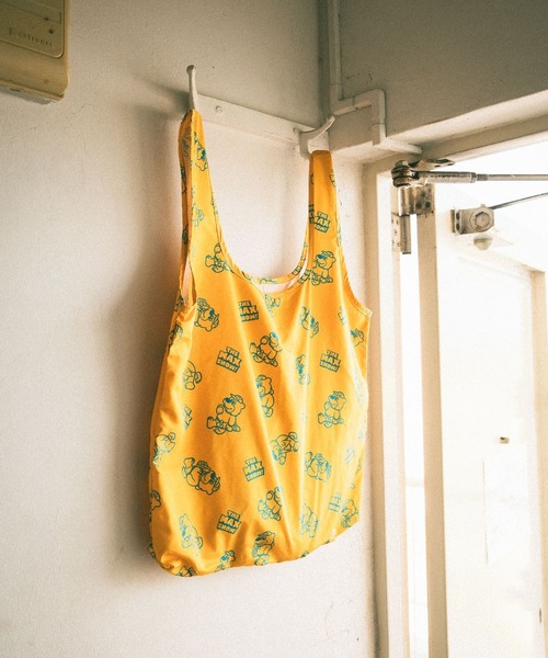 BAYFLOW（ベイフロー）の「【THE MAX SHOW!】ポーチインエコバック（エコバッグ/サブバッグ・レディース・イエロー/スカイブルー/グリーン・0）」の3枚目の写真